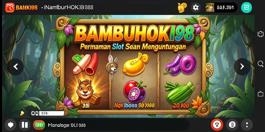 Tampilan menarik dari gameplay Slot BAMBUHOKI88 yang seru.