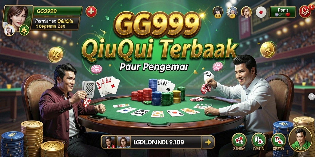 Screenshot gameplay GG999 menampilkan aksi QiuQiu yang seru.