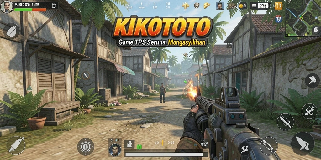 Tampilan gameplay KIKOTOTO yang intens dan mendebarkan.