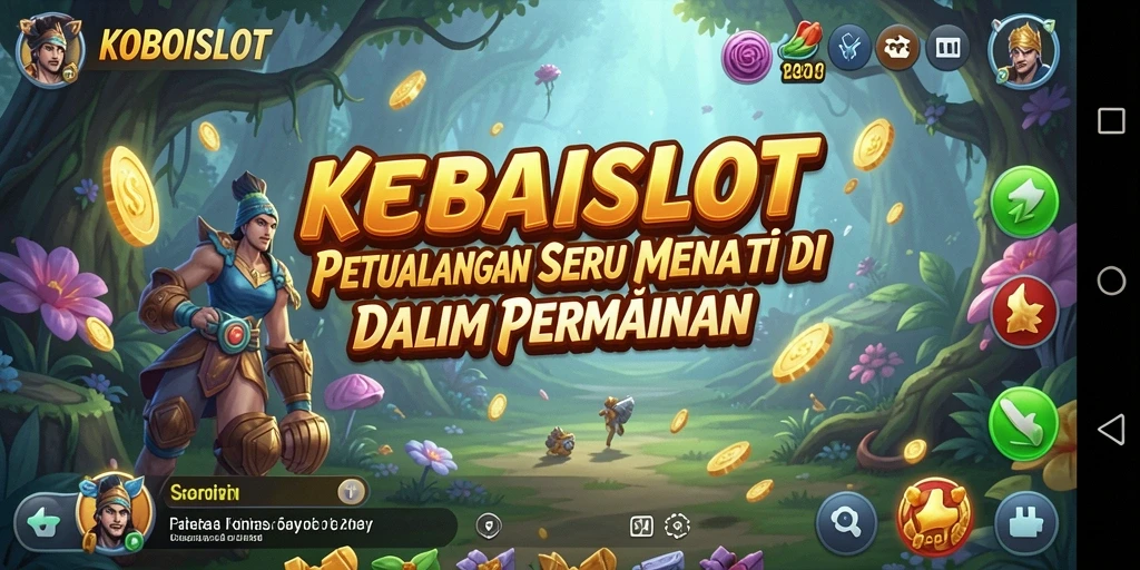 Screenshot KOBOISLOT menampilkan aksi seru dalam dunia petualangan.