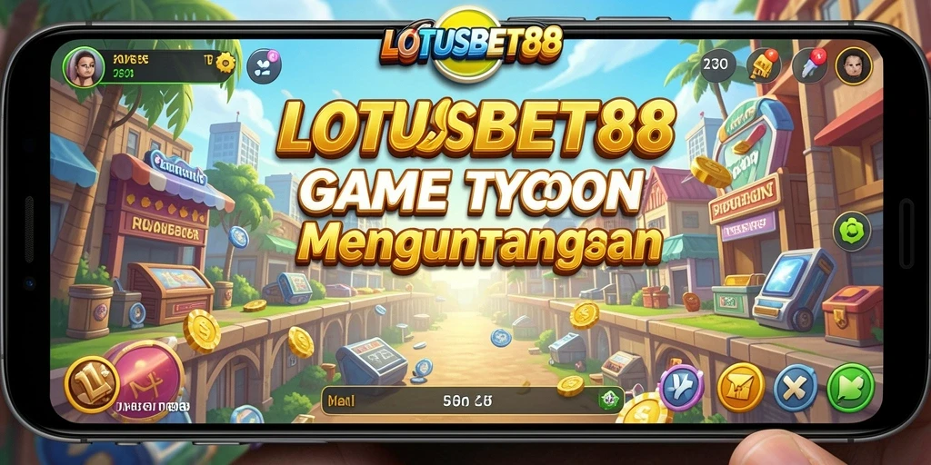 Screenshot utama LOTUSBET88 menunjukkan aksi gameplay Tycoon yang seru dan menantang.