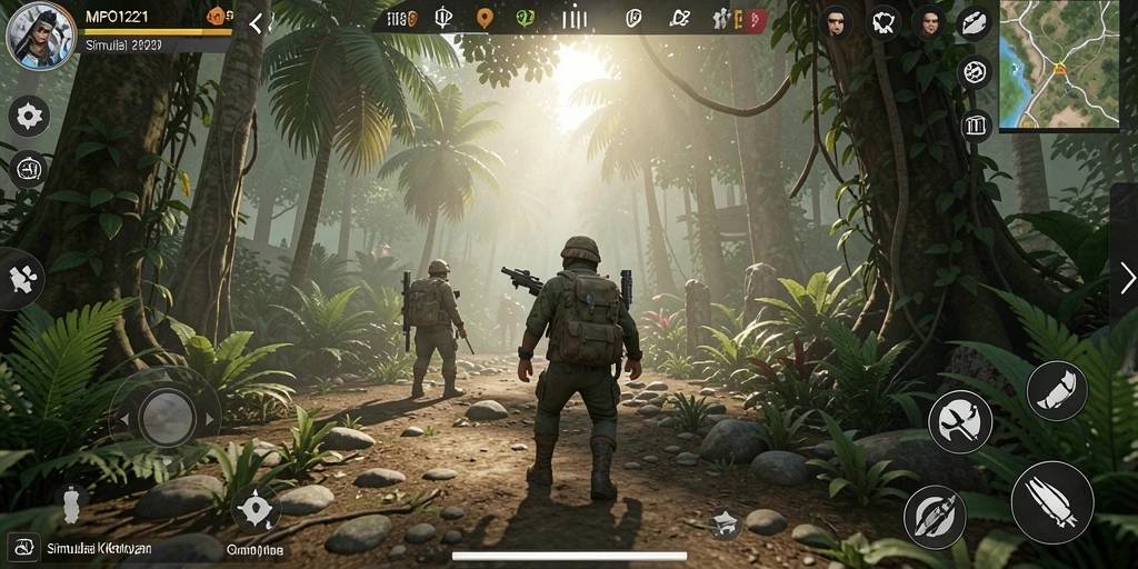 Screenshot MPO1221 menampilkan gameplay simulasi yang menarik.