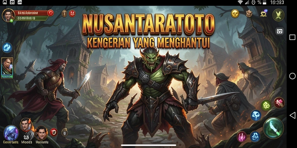 Gameplay NUSANTARATOTO yang menyeramkan dan menegangkan.