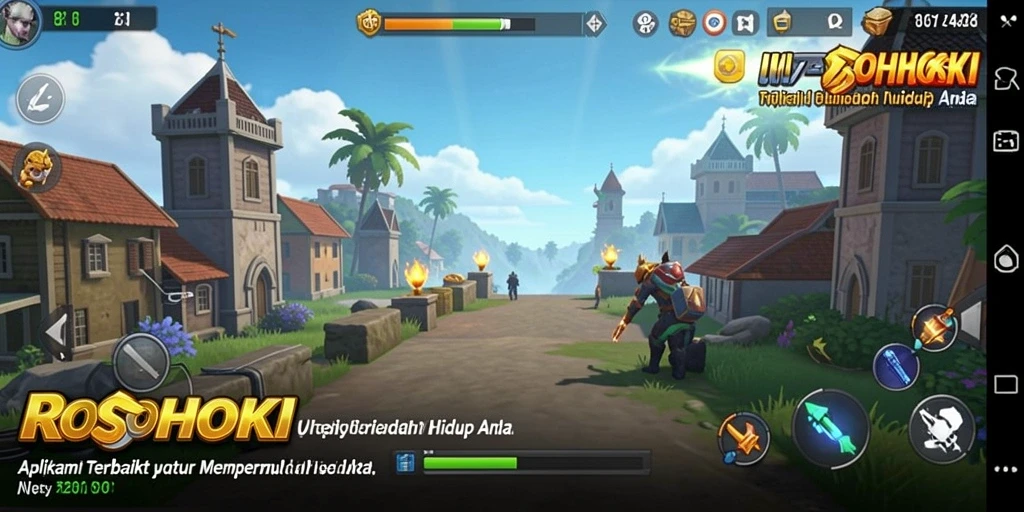Tampilan antarmuka ROSOHOKI yang user-friendly dan menarik.