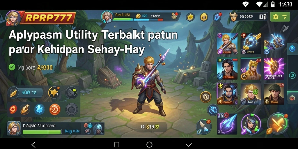 Tampilan antarmuka RPRP777 yang ramah pengguna.