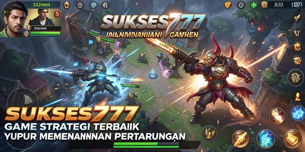 Tampilan gameplay menegangkan dan penuh strategi di SUKSES777.
