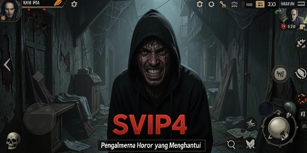 Gameplay menegangkan SVIP4 yang penuh kengerian.